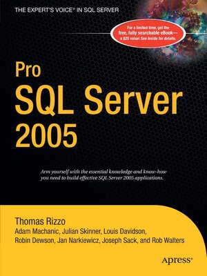 cover image of Pro SQL Server 2005